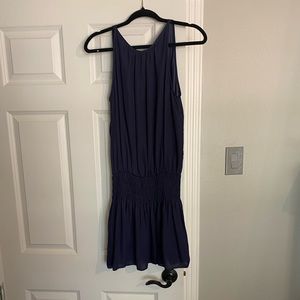 DO+BE navy smocked mini dress
